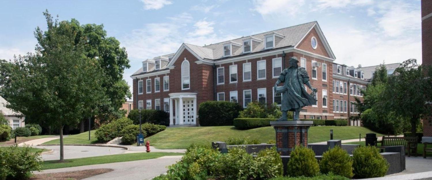 exterior of the law school main building